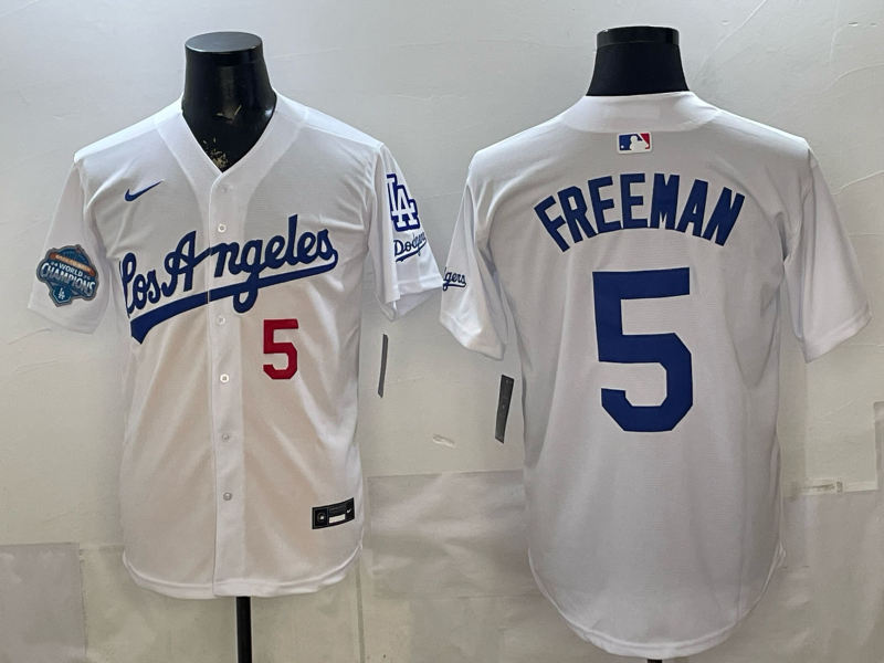 Men Los Angeles Dodgers #5 Freeman white Game 2026 Nike MLB Jersey 4014004